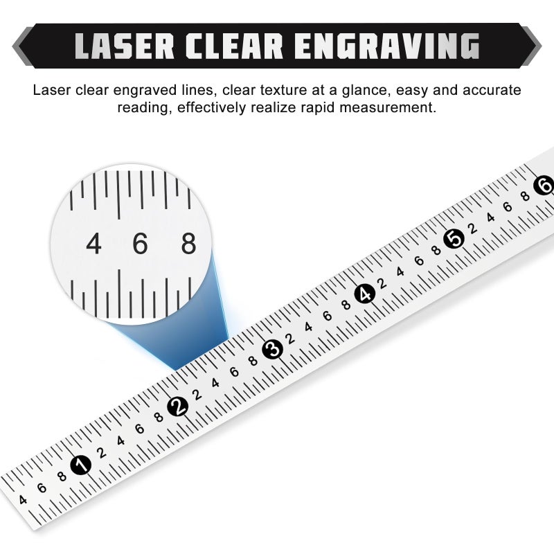 YUCHENGTECH Taper Gauge Gap Gage Welding Wedge Feeler Gauge Gap Feeler Wedge Gauge Gap Hole Measure Tool 0.4-6mm - Image 3